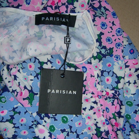 ASOS PARISIAN FLORAL PRINT DRESS US6 UK10 - Picture 3 of 5